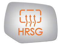 SIDE VIEW MIRROR HEATED W MOUNT